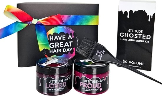 Attitude Hair Dye - Essentials Haarverf geschenkset - Jealous + Free -