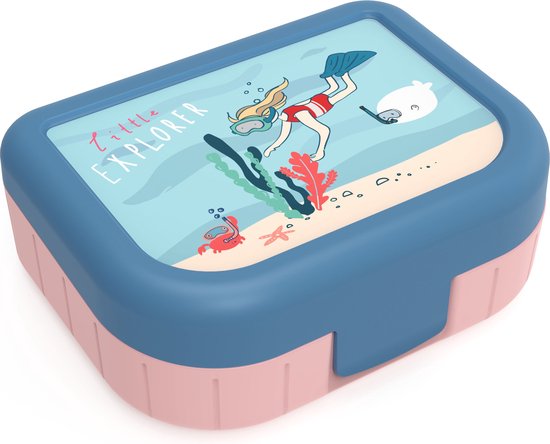 Rotho Memory Frischhaltedose mit Deckel 1 l quadratisch, Kunststoff (BPA-frei), Transparent/Grün