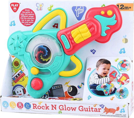 Playgo Rock Gitaar met Licht en Geluid
