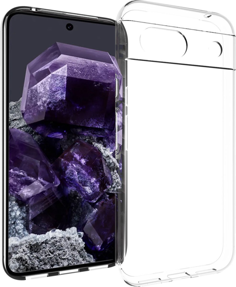 Accezz Hoesje Geschikt voor Google Pixel 8a Hoesje Siliconen - Accezz Clear Backcover - Transparant