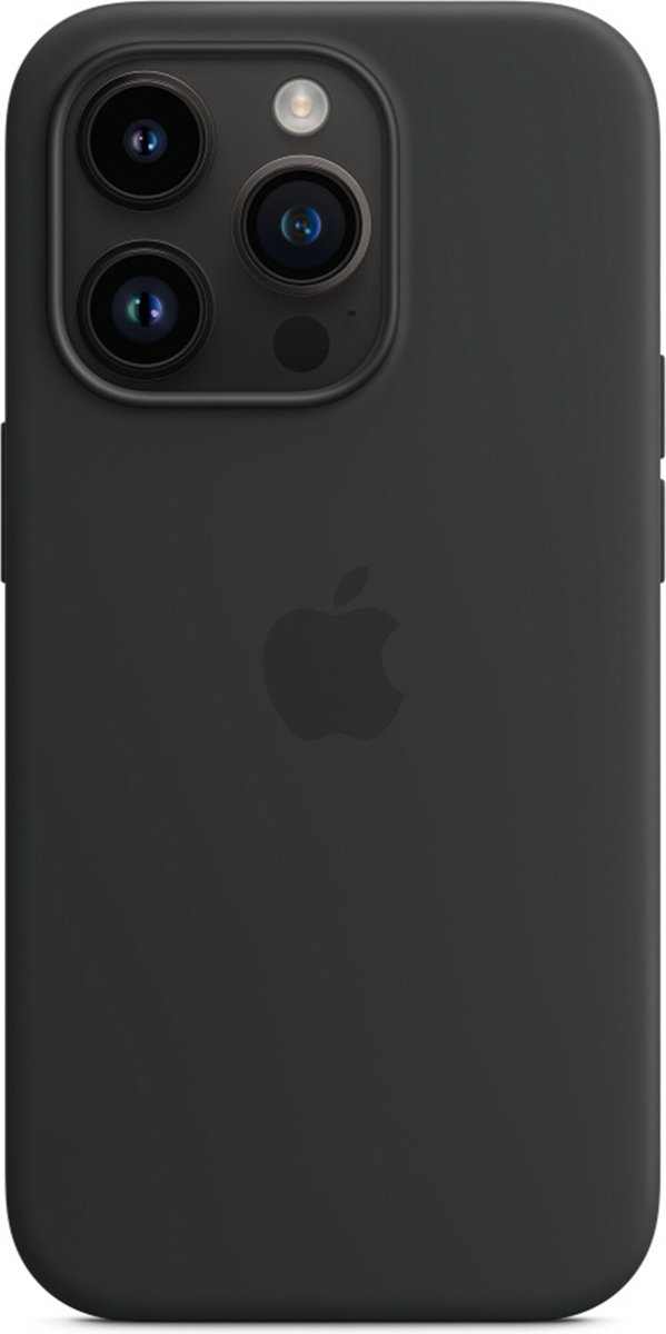 Apple - Siliconen hoesje - MagSafe - iPhone 14 Pro - Middernacht