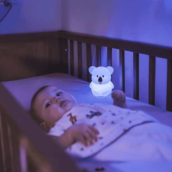Nachtlamp - Nachtlampje - Kinderlampje - Babylampje - Nachtlamp Baby - Nachtlamp Kind - Slaaplampje - Oplaadbaar Nachtlampje - Siliconen Nachtlampje - Nachtlamp met Timer - Babykamer Lamp - Kinderkamer Lamp - Koala Nachtlampje - Koala Lamp van Luvy — afbeelding 5