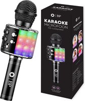 BP® Karaoke Microfoon Bluetooth - Karaoke Set - Voor Kinderen en Volwassenen - Draadloos - 5 Stemvervormers - Echo - Met Speaker - LED Licht - Nederlandse Handleiding