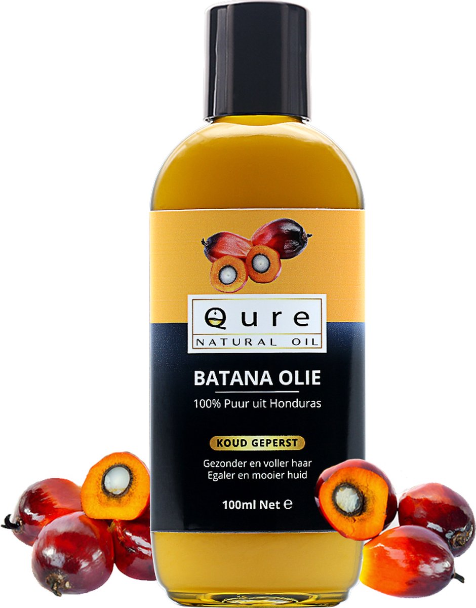 Batana Olie 100ml | Biologisch | 100% Puur & Onbewerkt | Batana Oil uit Honduras | Huidolie en Haarolie