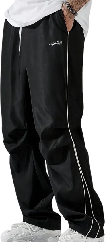 Livano Training Pants Men - Pantalons de sport - Pantalons d'entraînement longs - Survêtement - Vêtements de sport - Zwart - XL
