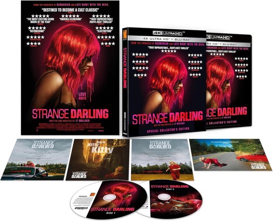 Special Collector's Edition hoes van Strange Darling met filmbeelden en recensies.