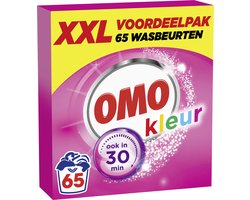 Product afbeelding van Omo XXL Waspoeder - Kleur - Omo wast door en door hygiënisch schoon - 65 wasbeurten