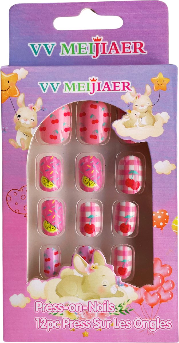 Plaknagels | Valse Nagels voor Kinderen | Geen Lijm Nodig | Plakstrip | Goud en Ster