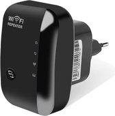 Bol.com Premium DN229BK | Mini Wifi Repeater | Draadloze Signaalversterker en Netwerk Enhancer | 24 GHz | Repeater- en Access Po... aanbieding