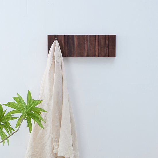 Massief Houten Piano Sleutelhangers met 12 Haken voor Kast Slaapkamer Badkamer Wandmontage Kapstok Haak Organizer