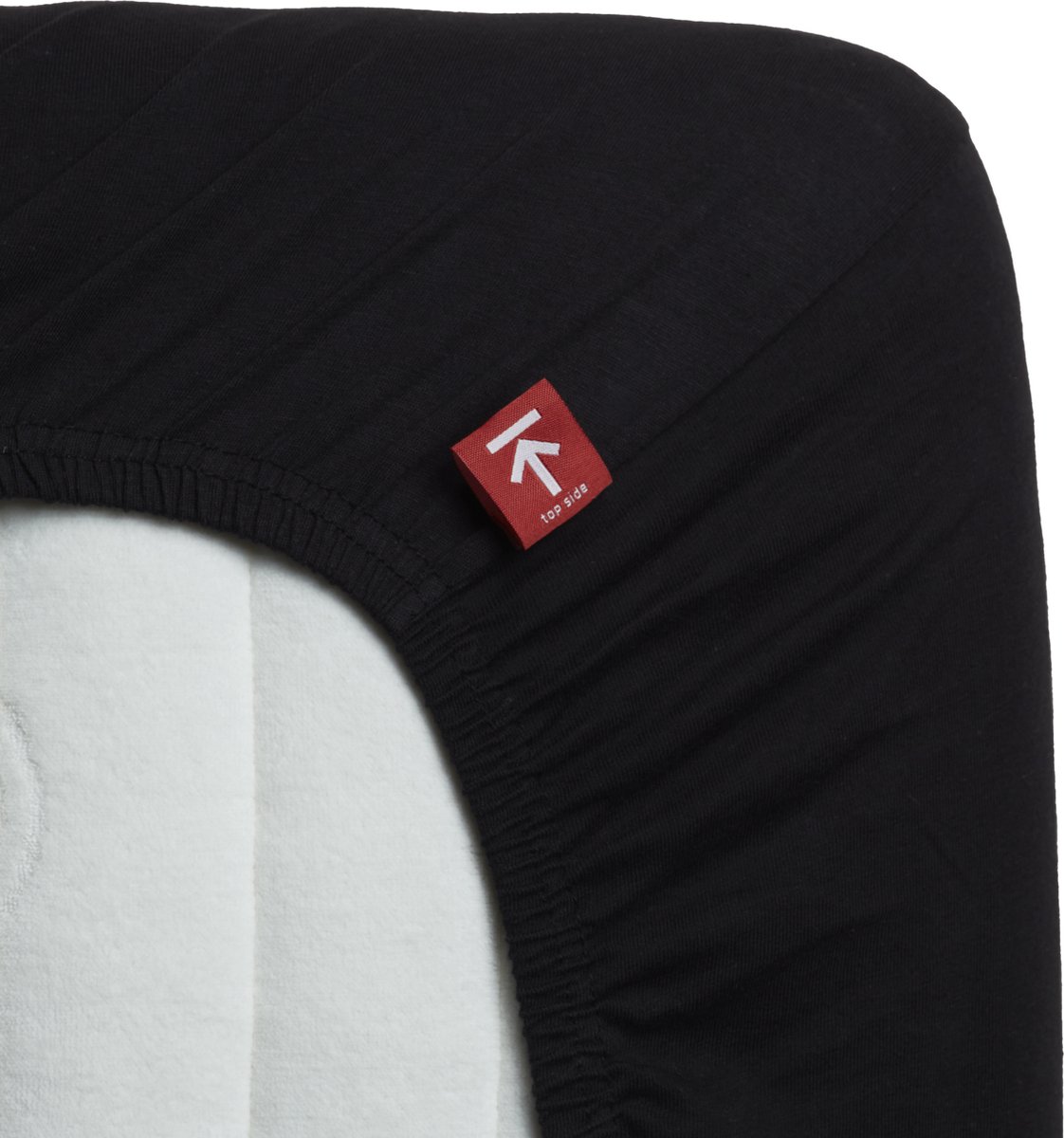 Beddinghouse - Jersey Stretch (5% lycra) - Hoeslaken - 160x220 cm - Zwart - premium kwaliteit