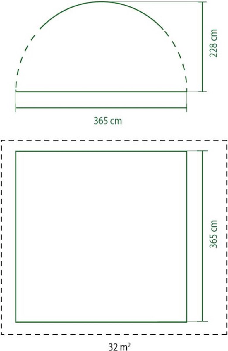 Coleman Event Shelter L Partytent - shelter tent 3.65 x 3.65 Meter - 100% waterdicht - eenvoudig opzetten - aerodynamisch design - UVGuard technologie biedt SPF 50 zonbescherming - met mesh pocket - tuintent incl. opbergzak - Groen/grijs – foto 7