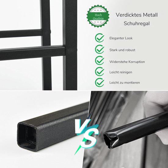 Love it Store it Uitschuifbaar Metalen Schoenenrek - Ruimtebesparend