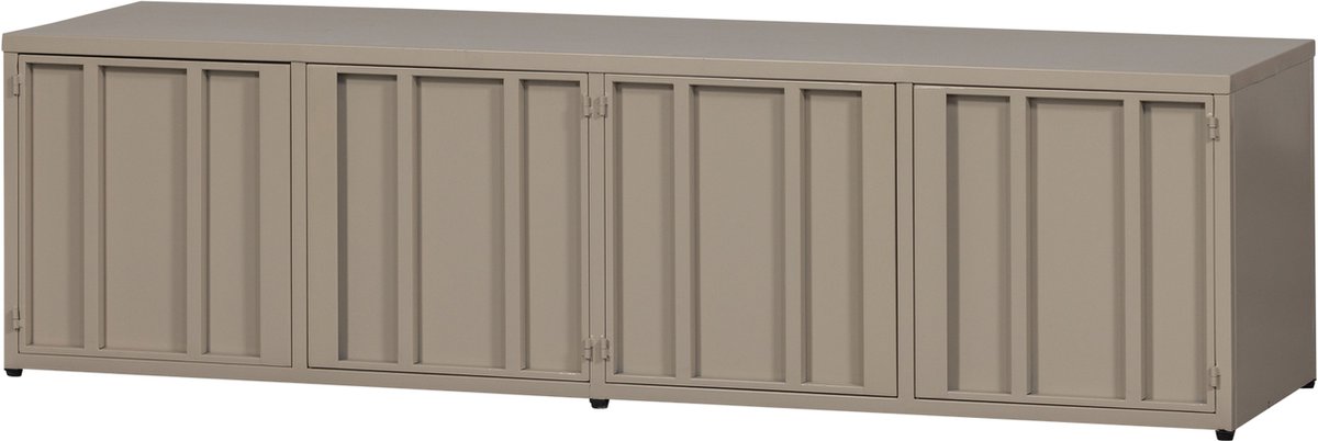 WOOOD Level Tv-Meubel - Metaal - Zand - 44x160x44