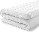 Topmatras - 180x200 - Topper HR Koudschuim - 9cm - Afritsbaar Wasbaar Tijk - Orthopedisch - Anti-allergisch - Medium hardheid - Hybrid - Topdekmatras - Topper Hotel XL - Anti Bacterieel - CertiPUR® en Okoetex gecertificeerd
