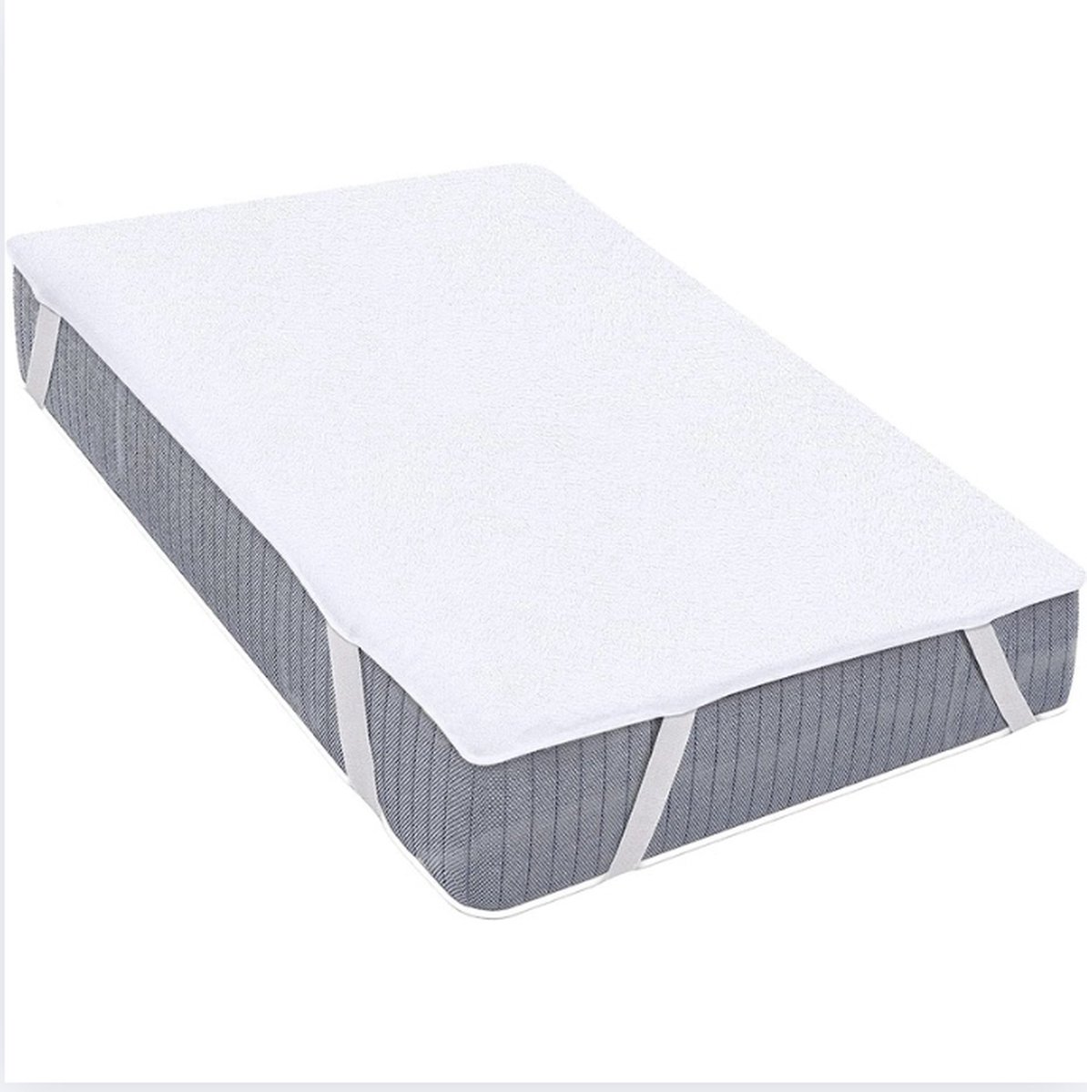 Beddengoed matrasbeschermer 160 x 200 cm waterdicht, 4 elastische hoeken, gecertificeerd Oeko-Tex, ademende matrasbeschermer