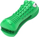 Dutchwide Brosse à Dents Chien Lait Geur et Jouets Chiens pour Chien Jouet pour Chien - Crocodile Vert