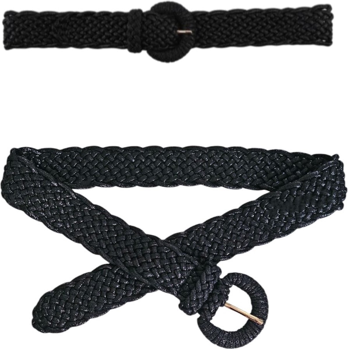 Mooie Dames Heup Riem Zwart -Tailleriem- Broekriem- One Size Elastische Comfort Stretch Belt- Jas, Blouse Topje, Jurk heupriem - Tailleriem- cadeau voor vrouwen| Moederdag Cadeau| Zomercollectie | Jurk| Jassen