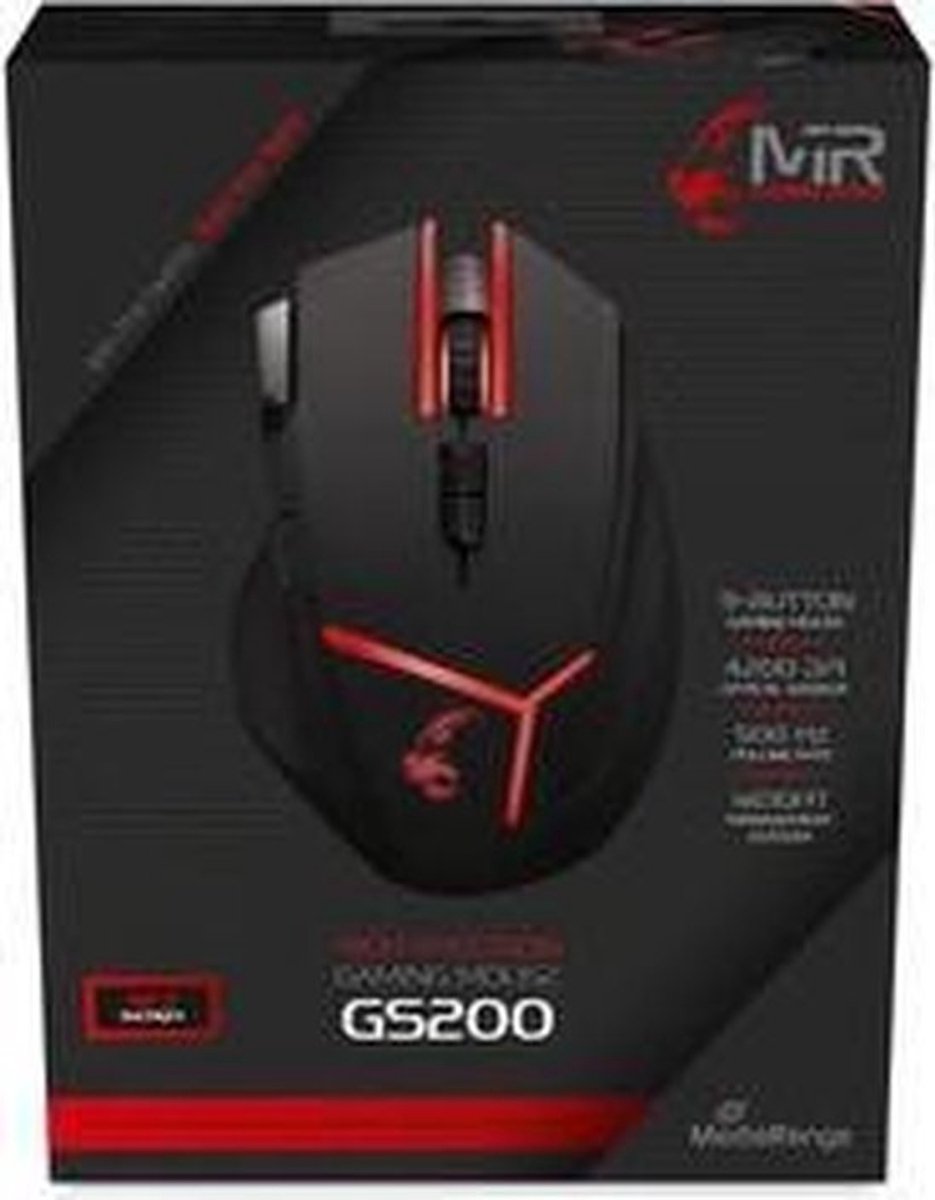 MediaRange MRGS200 muis Rechtshandig USB Type-A Optisch 4200 DPI