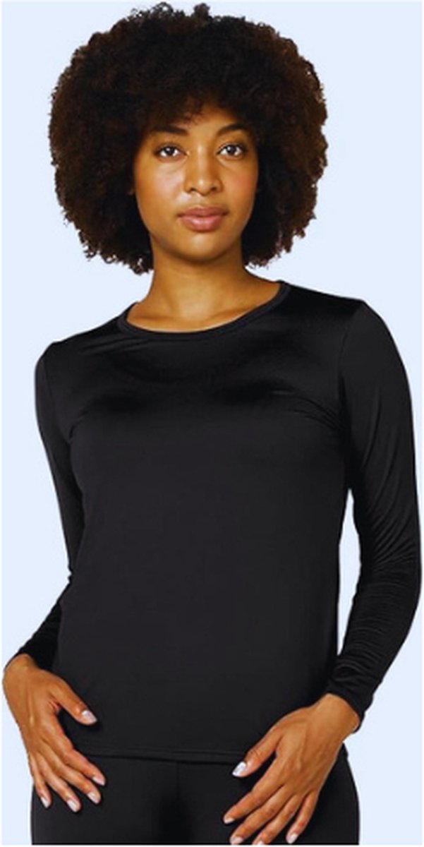 Fleece Thermisch Ondergoed Damesondershirt Top Met Lange Mouwen Functioneel Ondergoed (Warmer L39/Extra Warm L42)