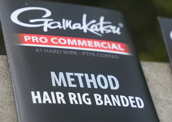 Gamakatsu Method Hair Rig Banded Barbless H10 0.21mm 10cm van Gamakatsu — afbeelding 2