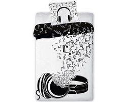 Housse de couette Musique - Simple - 140 x 200 cm - Katoen