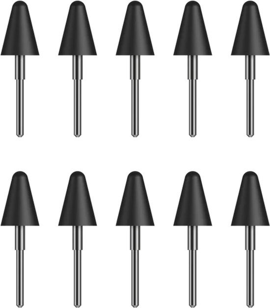 Kobo Stylus 2 vervangende penpunten - Zwart - 10 stuks