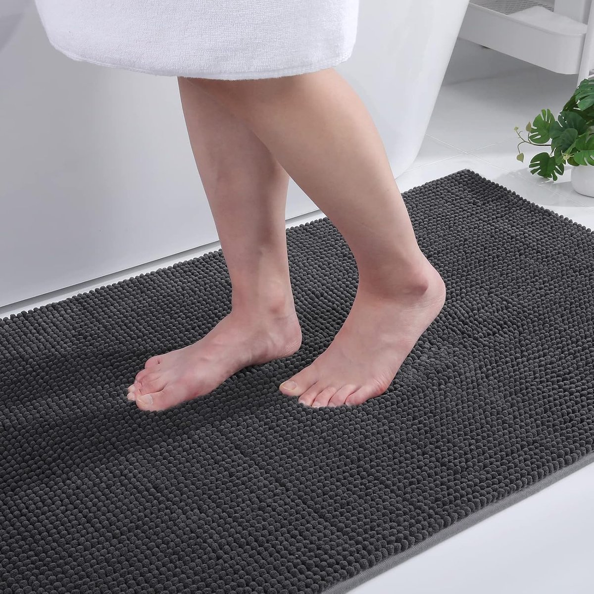 Clord - Badkamermat - Chenille - Antislip - Wasbaar