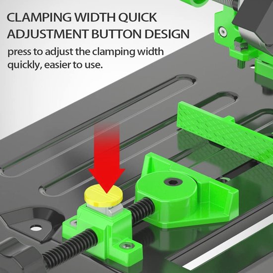 Support Meuleuse D'Angle Pour Barre De Traction 100/115/125mm - Multifonction Coupe Précise