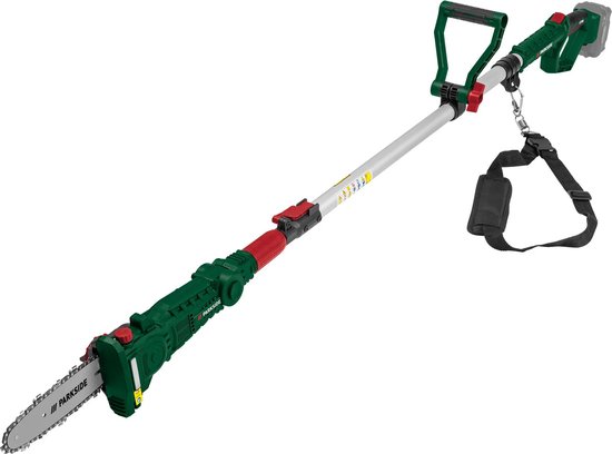 Parkside Telescopische accu Hoogsnoeier - 20V - Exclusief accu en snellader - Tot 4 M - Kettingsnelheid: max. 5 m/s - Snijlengte: ca. 20 cm -