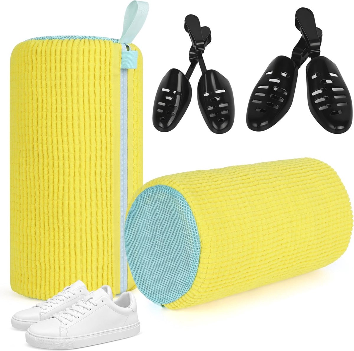 Goedkoopste Set van 2 herbruikbare schoenwaszakken met 360° reiniging en geluidsreductie