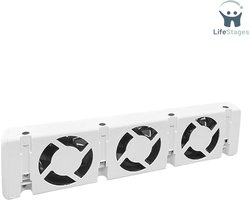 LifeStages - Radiatorventilatoren - Radiatorventilator - Ventilator voor Onderverwarming en Radiator - Om Energie te Besparen - Mono-set - Wit