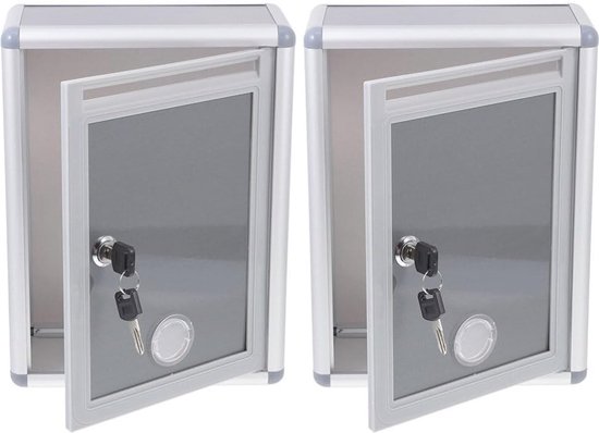 KAFENDA Acryl Donatie Stembus met slot - Veilige Suggestie Box Perfect