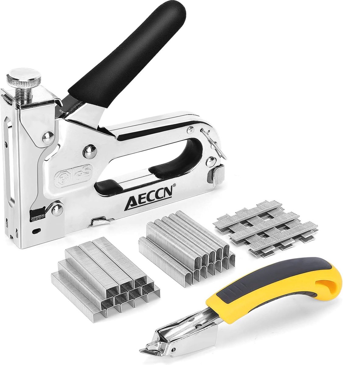 Handmatige 3-in-1 Nietmachine - Adjustable Schotkracht met 2100 Klemmen