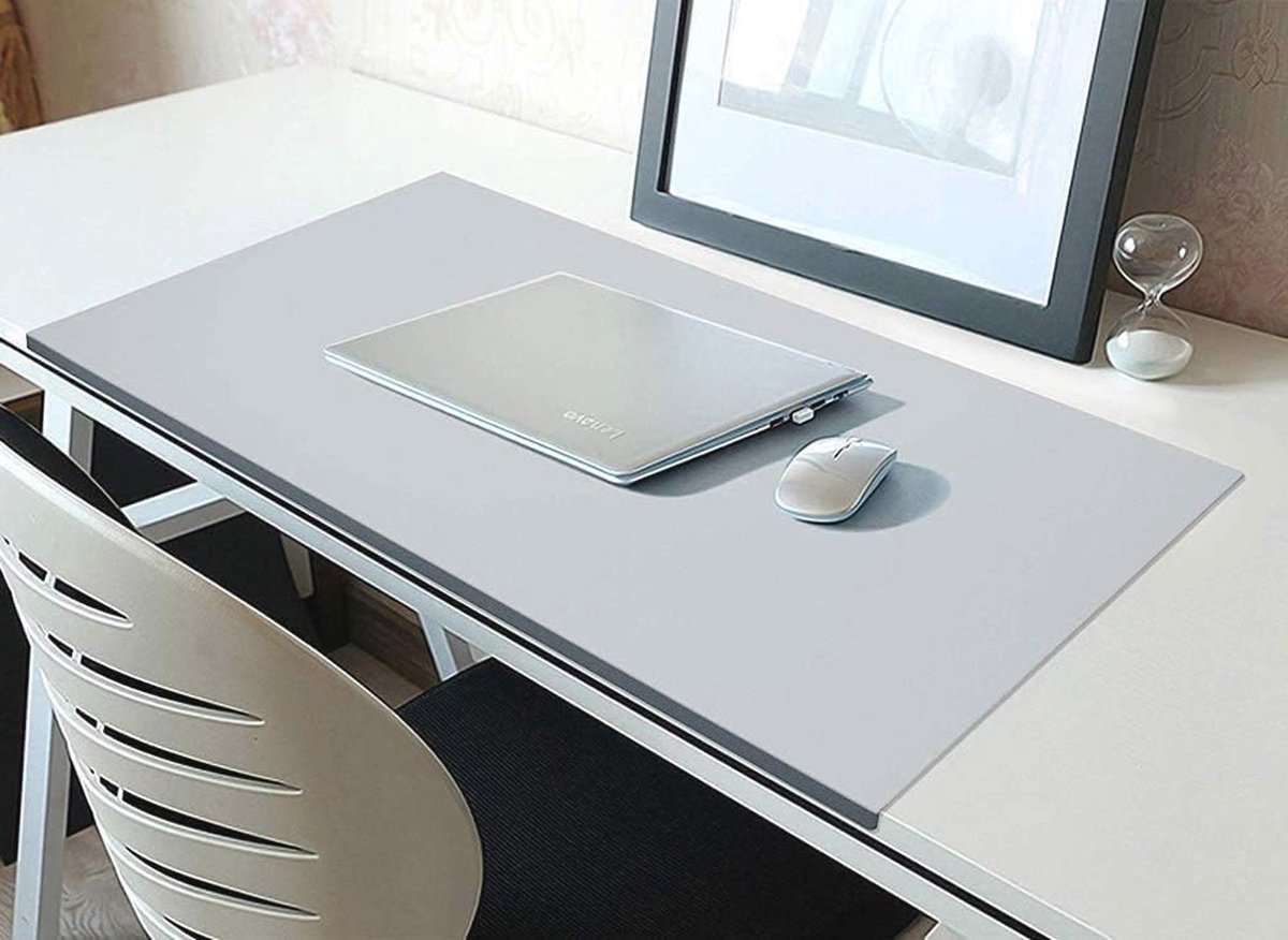 Multifunctionele Bureau Onderlegger 140 x 60 cm - Zacht PU Leer, Waterdicht en Stofdicht met Randbescherming