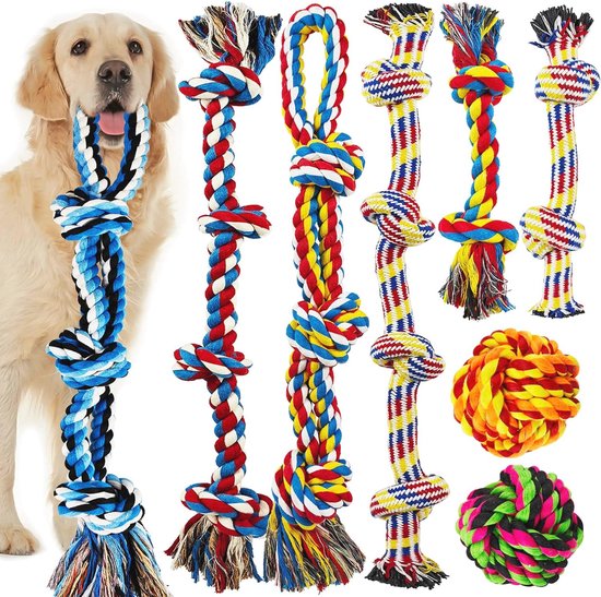 petizer Duurzaam hondenkauwspeelgoed voor agressieve kauwers, bijna onverwoestbaar nylon bot, taai tandenreinigingsspeelgoed, voor verveling en stimulatie, voor kleine, middelgrote of grote honden