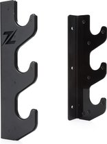 Support Mural Pour Snowboard & Skateboard - Lot De 4, Noir, Installation Murale Horizontale Pour Garage Ou Chambre