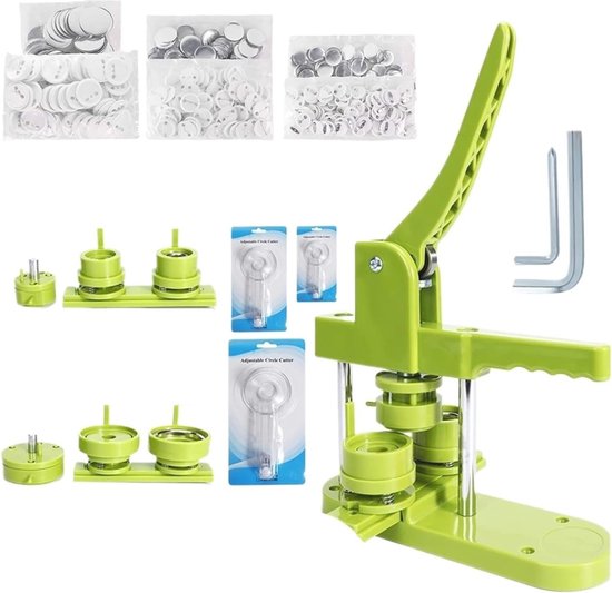 Coupe-Cercle 58mm Pour Machine à Badges - Presse à Boutons Ronde Kit Perforation - Outil Professionnel