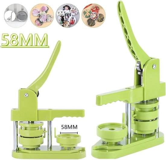 LetCart 25 32 58mm Button Maker Machine, Badge Maker DIY Buttons Making