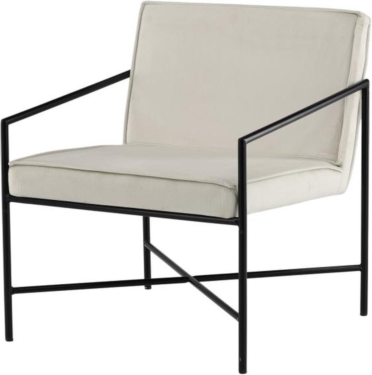 Svea - Nara fauteuil - velvet - champagne