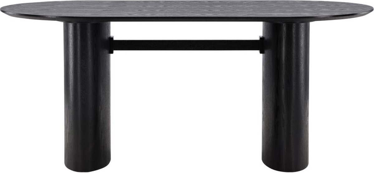 Svea - Zova deens ovale eettafel - 180 x 75 cm - zwart
