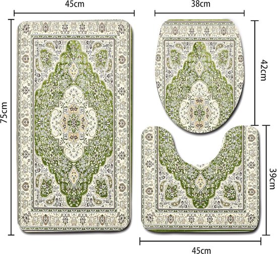 JGS ® Zachte, Wasbare en Antislip Badmat van Traagschuim voor Luxe Comfort in de Badkamer