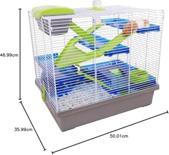Ferplast OLIMPIA Cage modulable pour hamsters et souris avec aire de