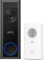 eufy Video Doorbell C30 + Chime - Voordeelbundel- 2K FHD - 16:9 Uitgebreid beeld - Eenvoudige installatie - Live videogesprek - Mens- en bewegingsdetectie - Compatibel met HomeBase S380 - Geen abonnementskosten