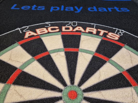 ABC Darts - Dartmat - Antracite Blauw - 241 x 80 cm van ABC Darts — afbeelding 2