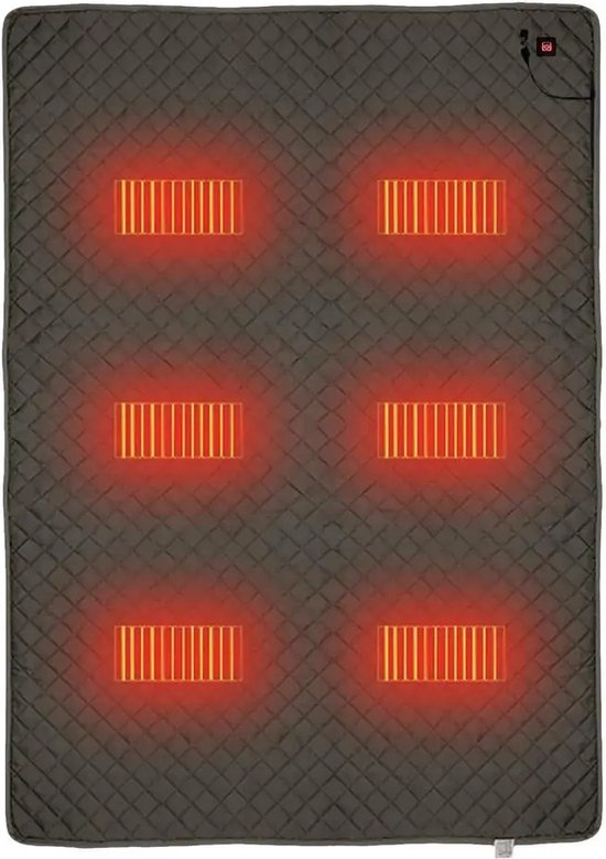 DHN Verwarmde Slaapmat - 180x150 cm - USB Verwarming - Kampeermat - Camping Verwarmde Verdikte Matras - Yoga Mat met Verwarming — afbeelding 2