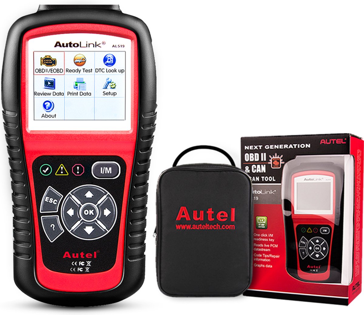 Autel Autolink AL519 scanner - OBD2 diagnose - levenslang gratis update thumbnail 7