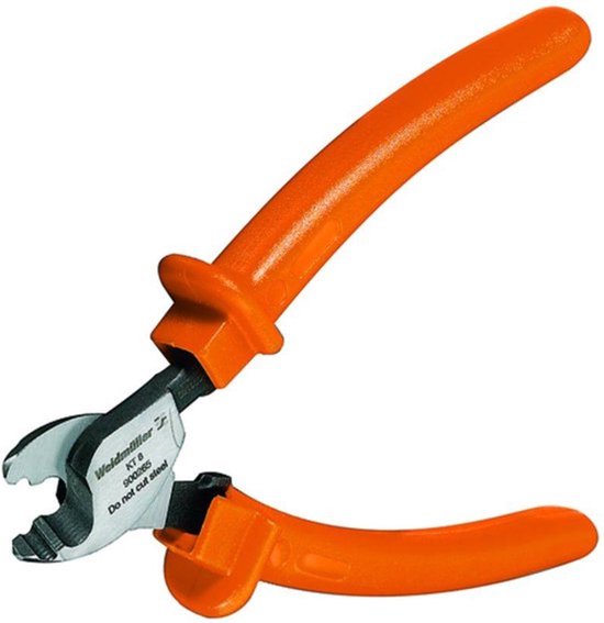 Weidmüller Cortador de cables KT 50 (hasta 52 mm de diámetro, con función de carraca, para aluminio y cobre, corte sin aplastamiento, longitud de 345 mm, herramienta para electricistas) 480762