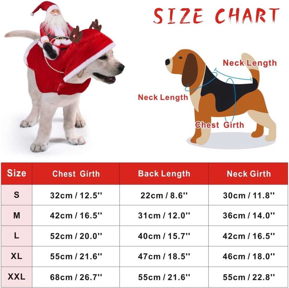 Hondentrui - Kersttrui voor honden - Hond Kerst Outfit - Wolle trui - Warme trui voor dieren - Security - Hond Kerst Kostuum Pak - Voor Kleine Grote Honden Katten — cadeau in Cadeau-ideeën - foto 5