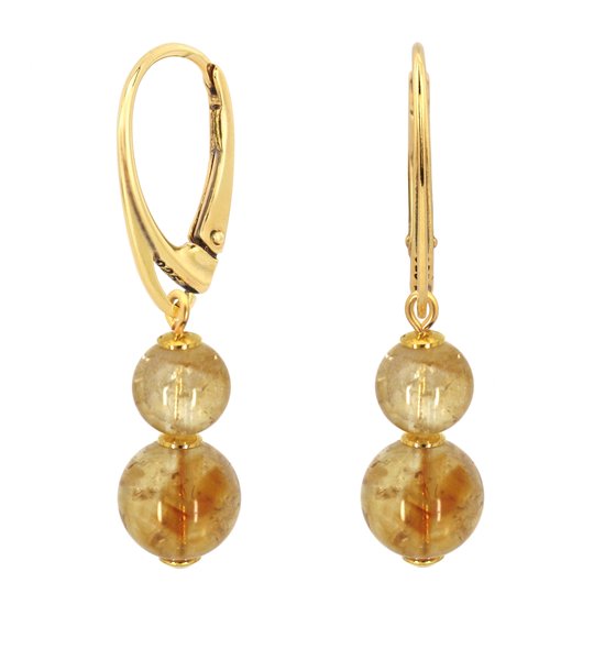 Paar C&G Oorbellen: Gefacetteerde JADE Druppels - Bordeaux of Champagne of Geel - Zilver | Crystalz&Gemz Ontwerpen | Crystalz & Gemz